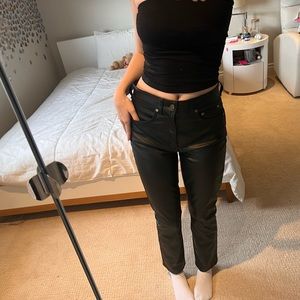 Gap leather pants